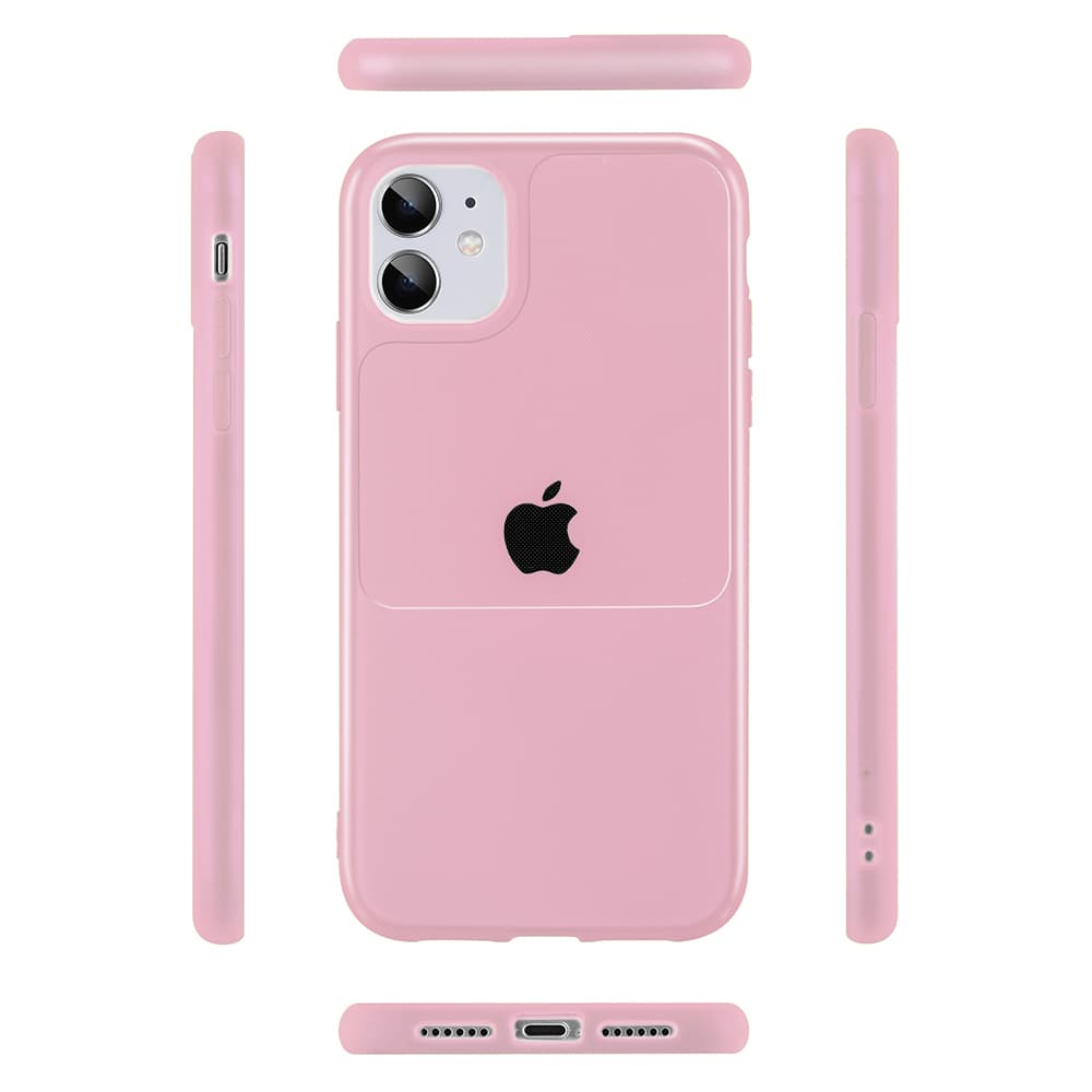 Pouzdro TEL PROTECT s okénkem pro Iphone 12 Mini Pink - náhled 4
