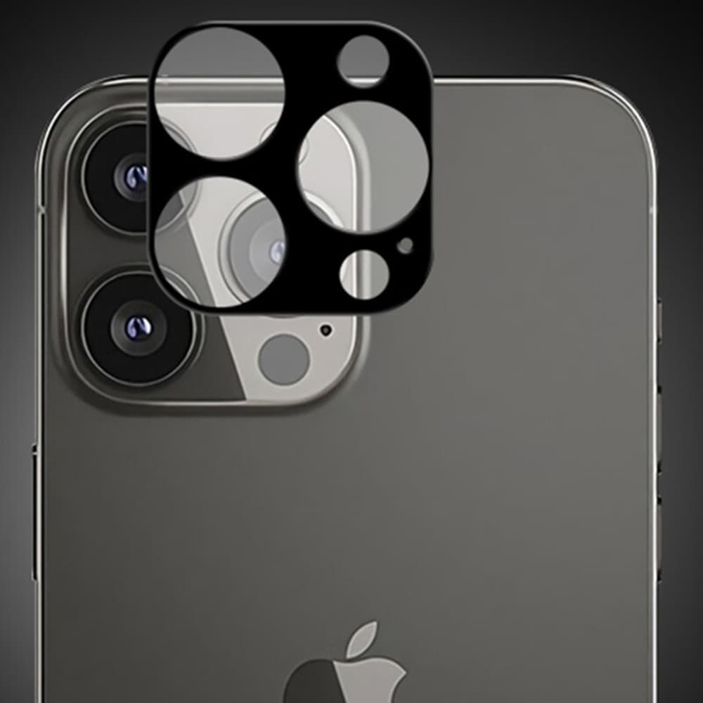 Techsuit Plné sklo kamery iPhone 13 Pro iPhone 13 Pro Max Black - náhled 5