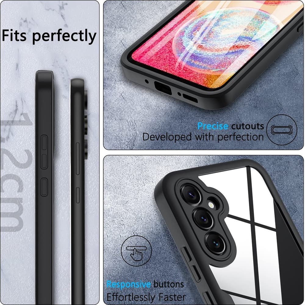 Techsuit ColorVerse 360 Series Screen Protector Samsung Galaxy S24 Plus Blue - náhled 5