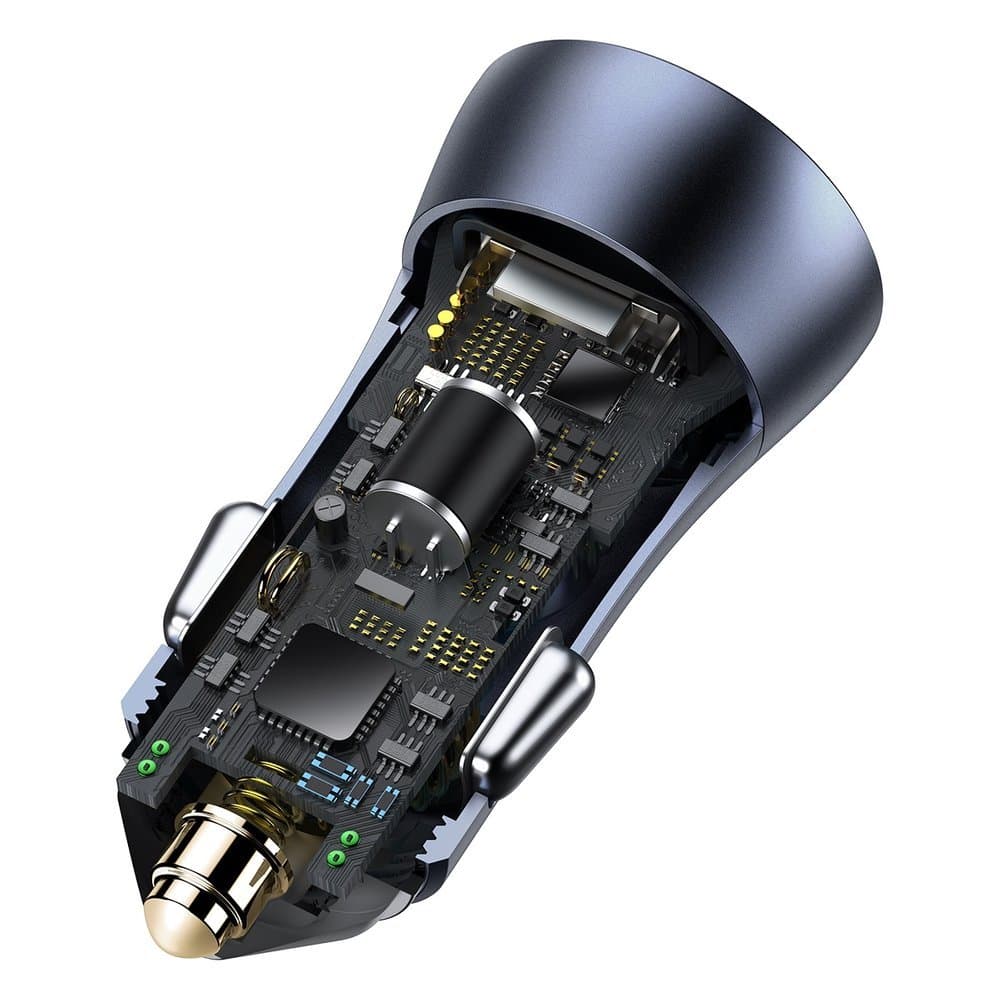 Baseus Autonabíječka Golden Pro 40W USB-A USB-C Tmavě šedá - náhled 5
