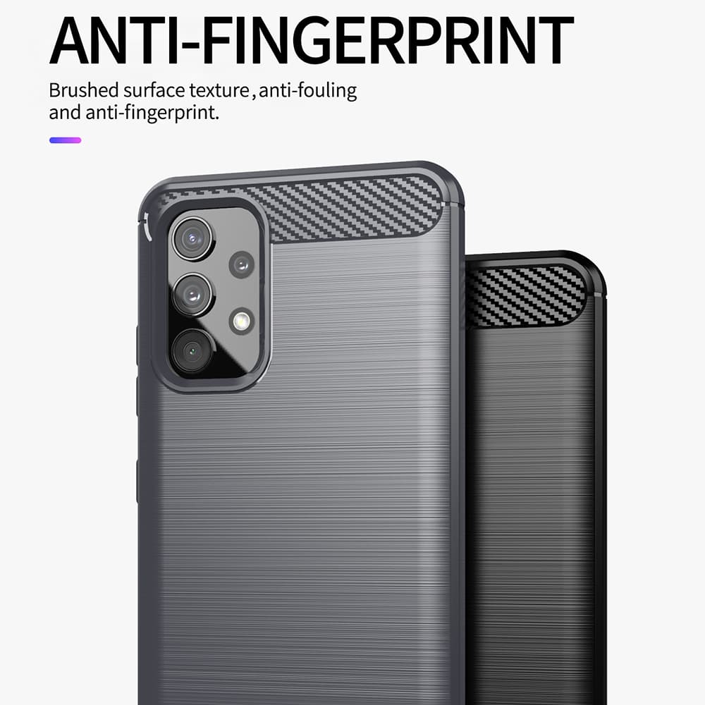 Techsuit Karbon Silikon Samsung Galaxy A13 4G Černý - náhled 5