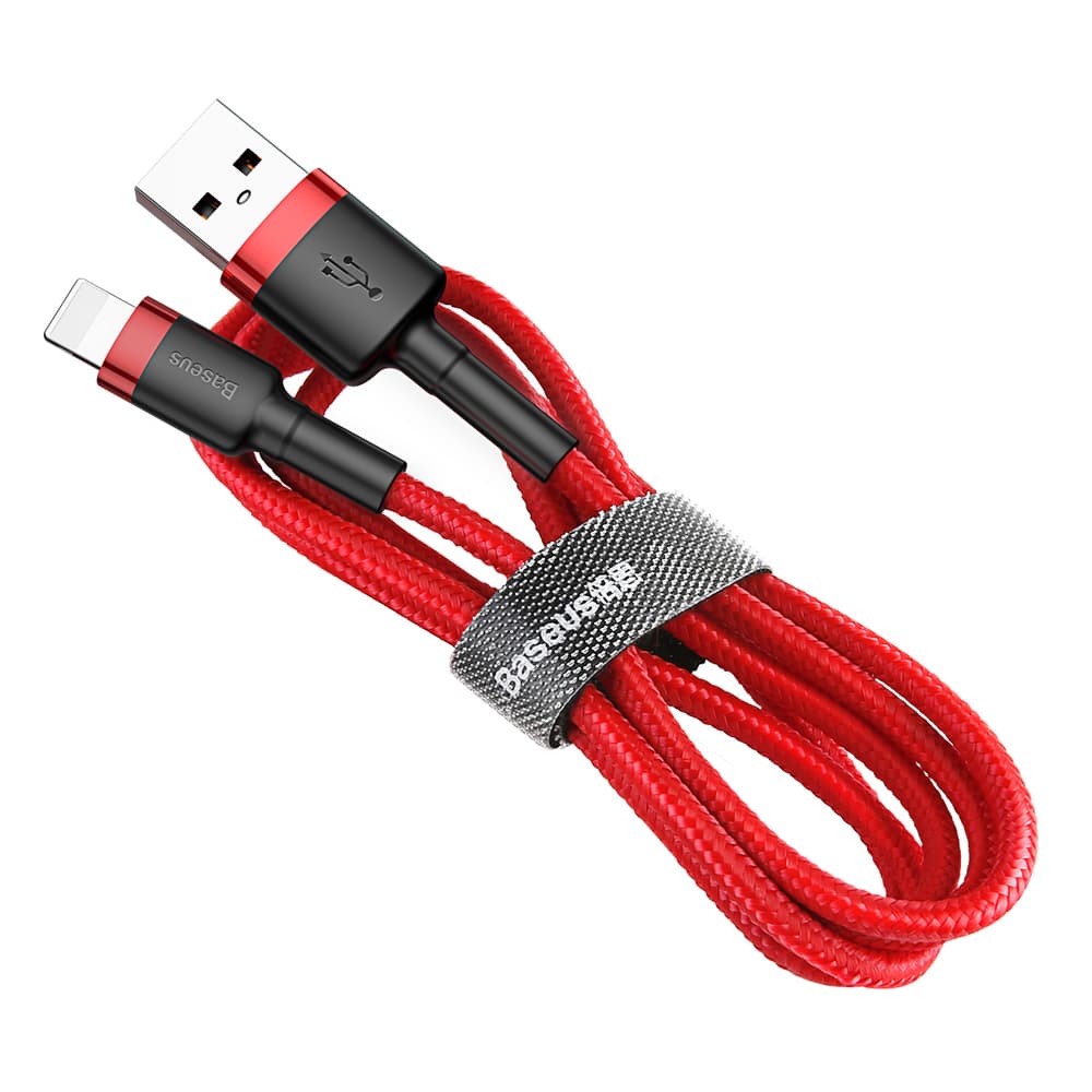 Baseus Datový kabel Cafule USB to Lightning 1.5A 2m Červený - náhled 5
