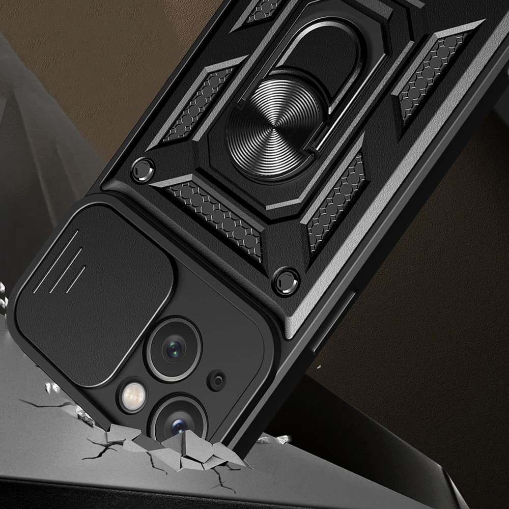 Techsuit řada CamShield iPhone 15 Plus modré - náhled 5