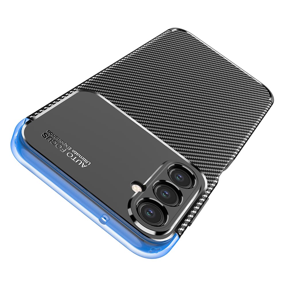Techsuit CarbonFiber kryt Samsung Galaxy A14 4G 5G Black - náhled 5