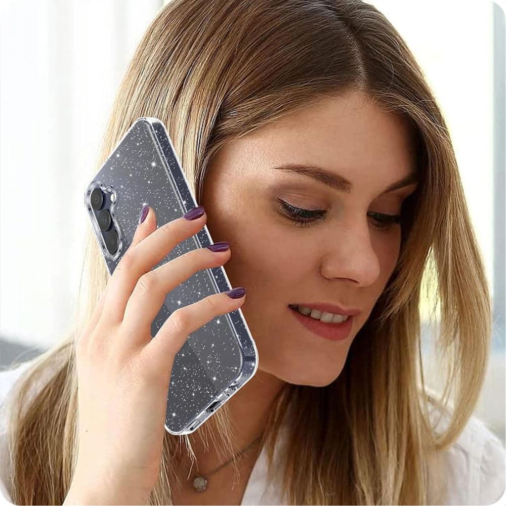 Techsuit SparkleSkin Samsung Galaxy A15 4G A15 5G Clear - náhled 5