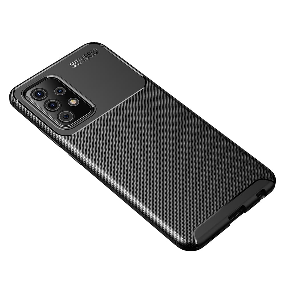 Techsuit CarbonFiber obal Samsung Galaxy A52 4G 5G Black - náhled 5
