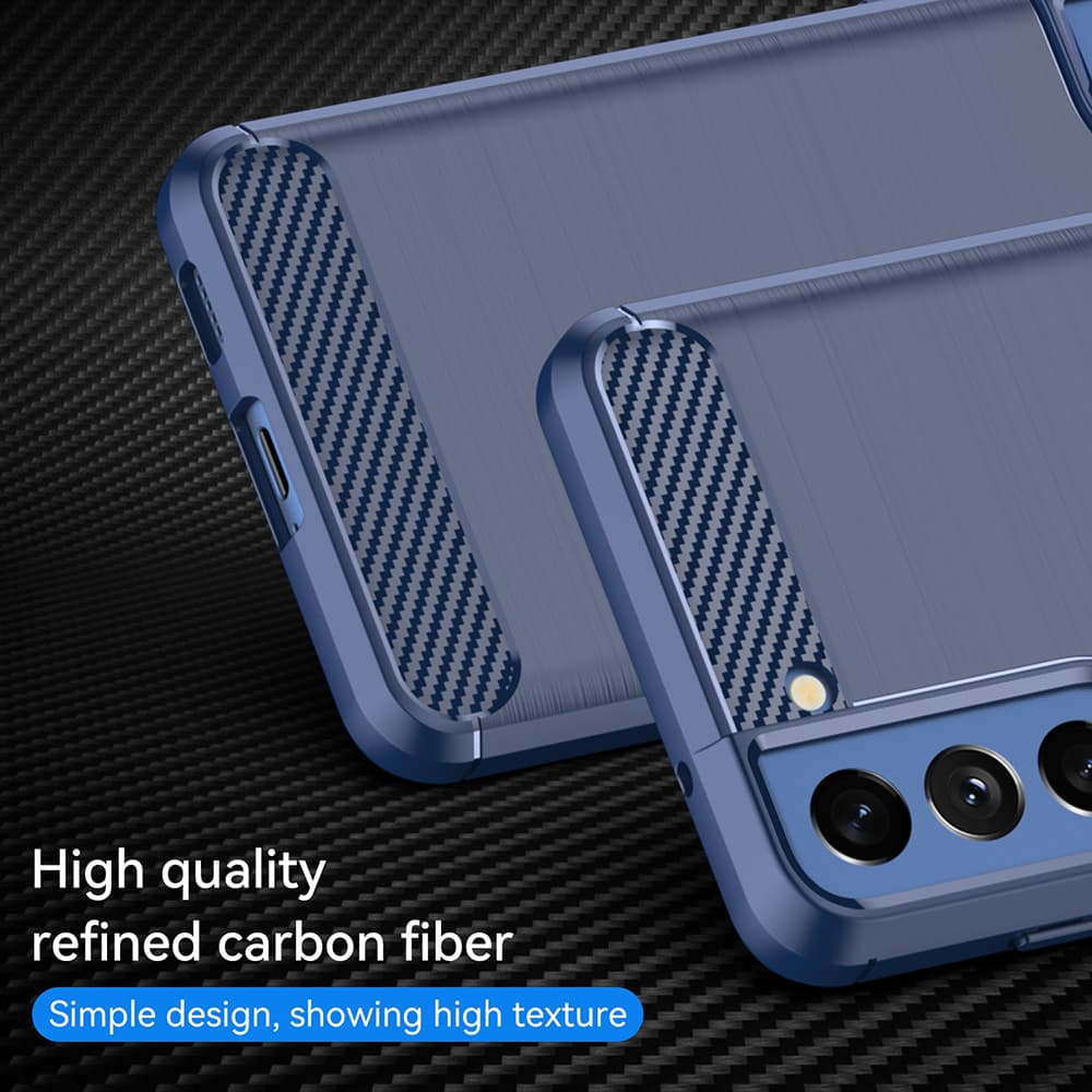 Techsuit Karbon Silikon Samsung Galaxy S20 FE S20 FE 5G Modrý - náhled 5