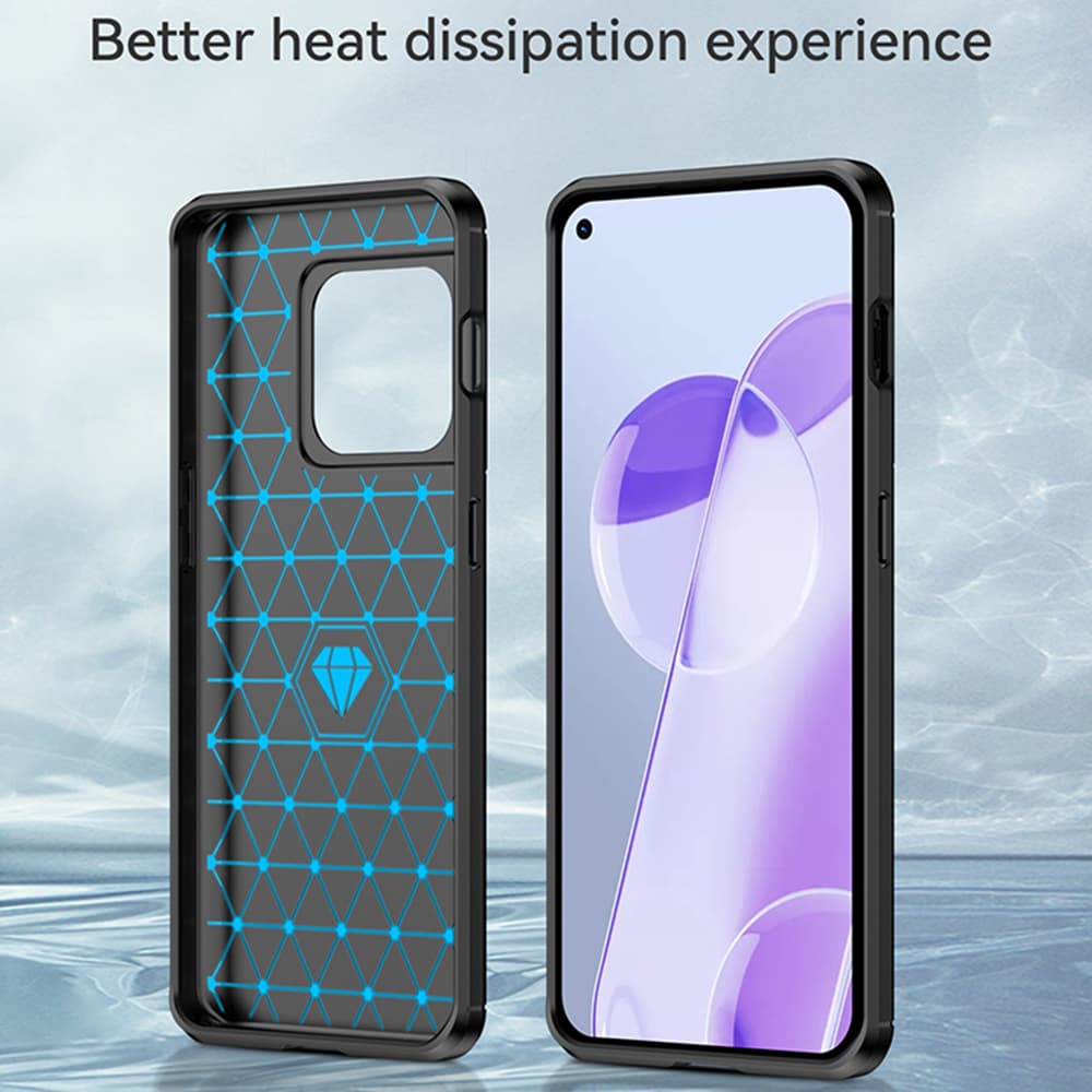 Techsuit Karbon Silikon OnePlus 10 Pro 5G Černý - náhled 5