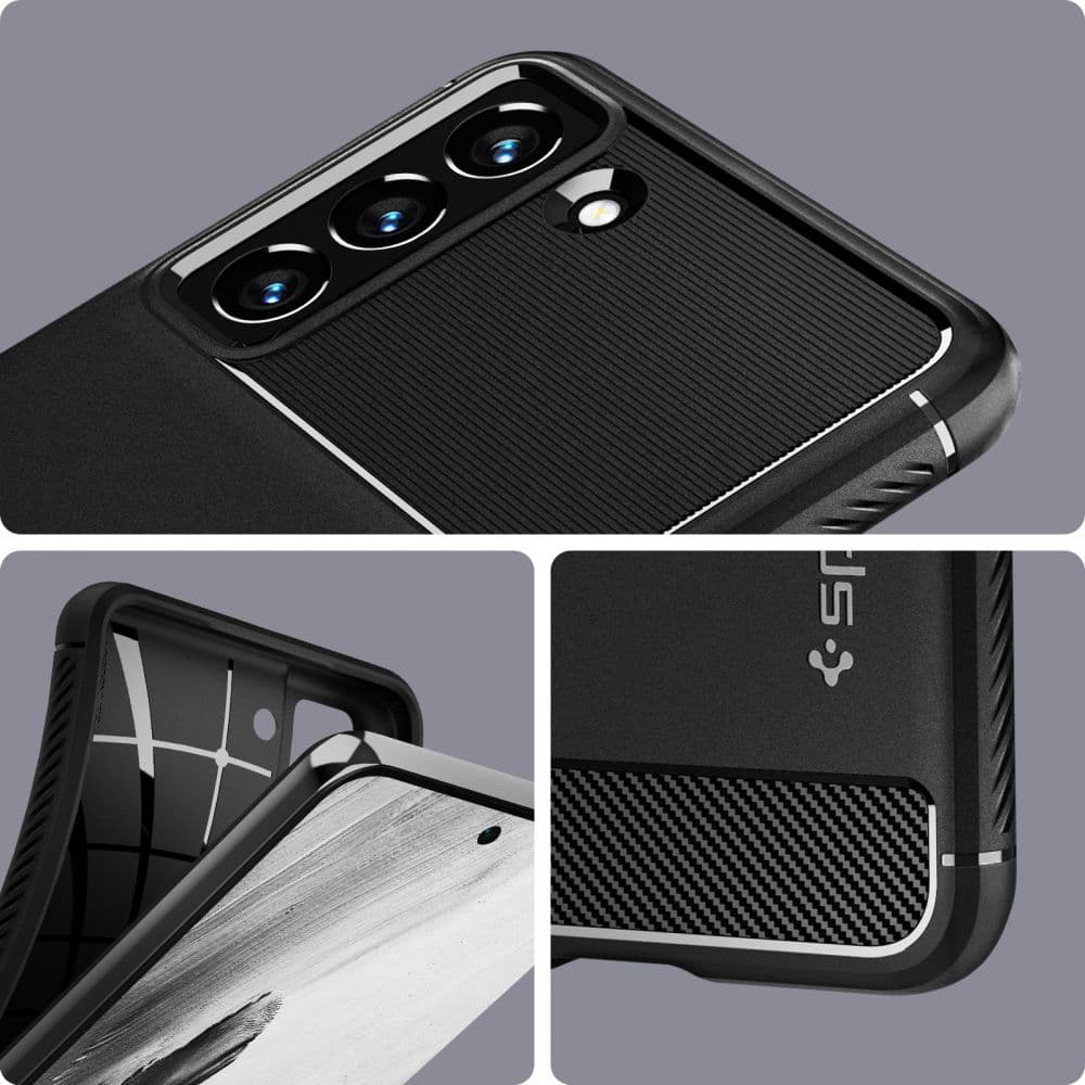 Spigen Odolné pouzdro Samsung Galaxy S21 FE Černé - náhled 5