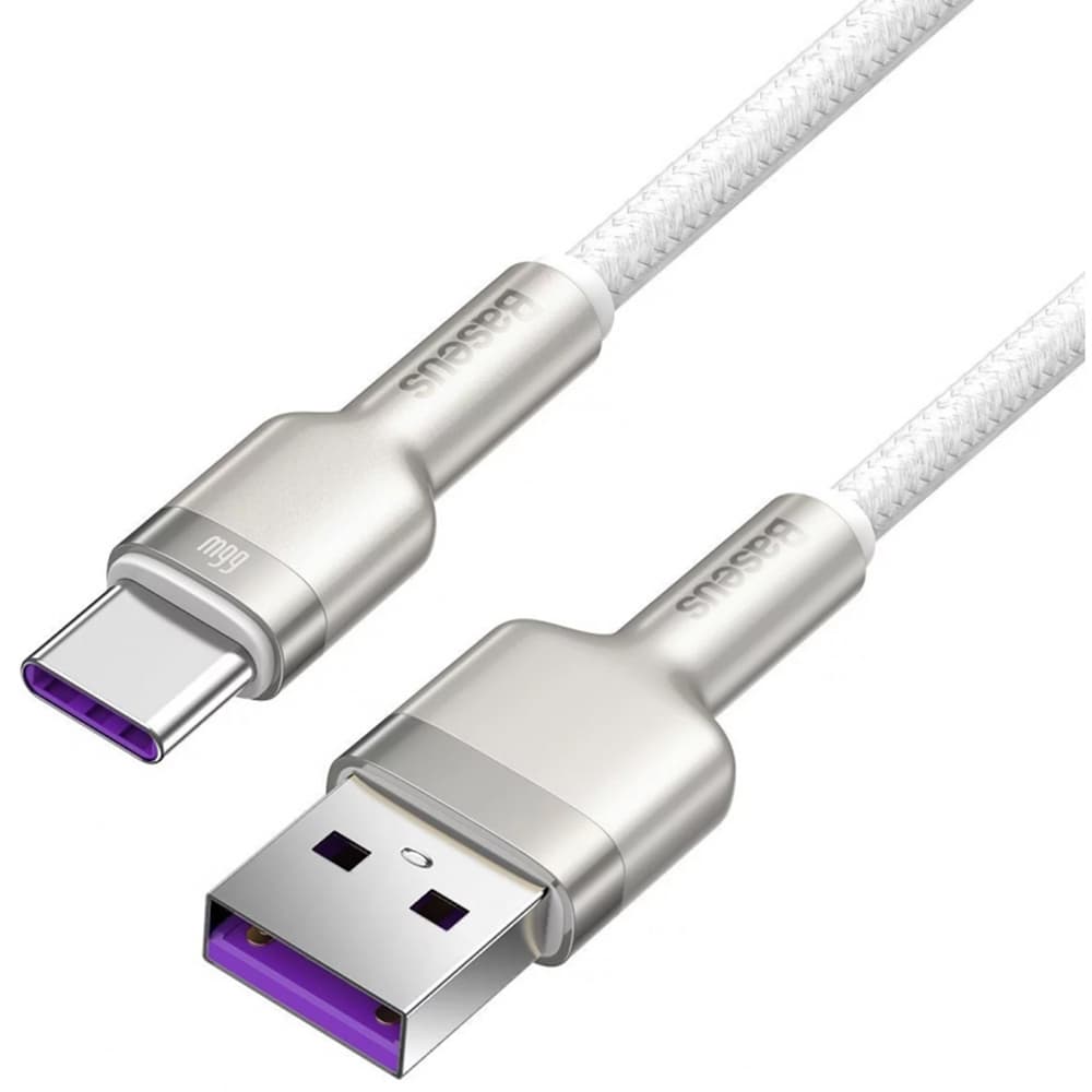Baseus Cafule Series Metal USB na Type-C 66W 6A 1m Bílý - náhled 5