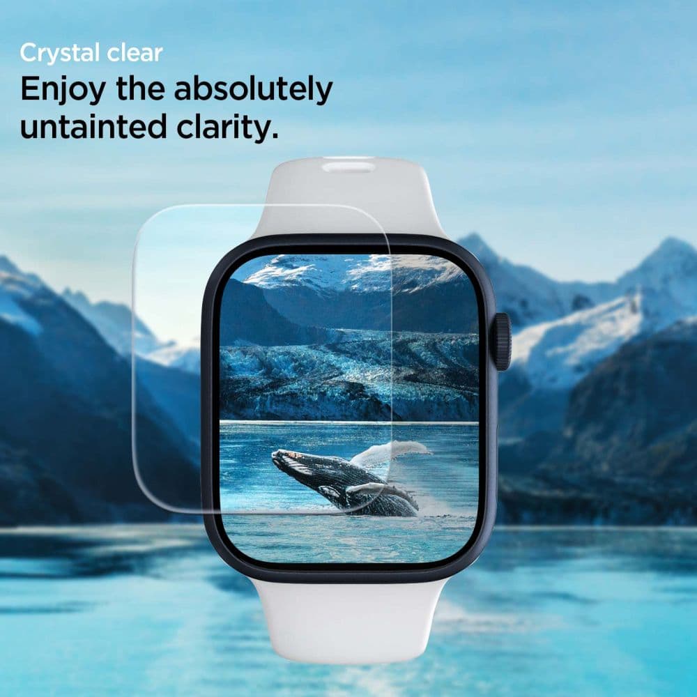 Spigen Neo Flex 3 pack Apple Watch 44mm 45mm Průhledná - náhled 5
