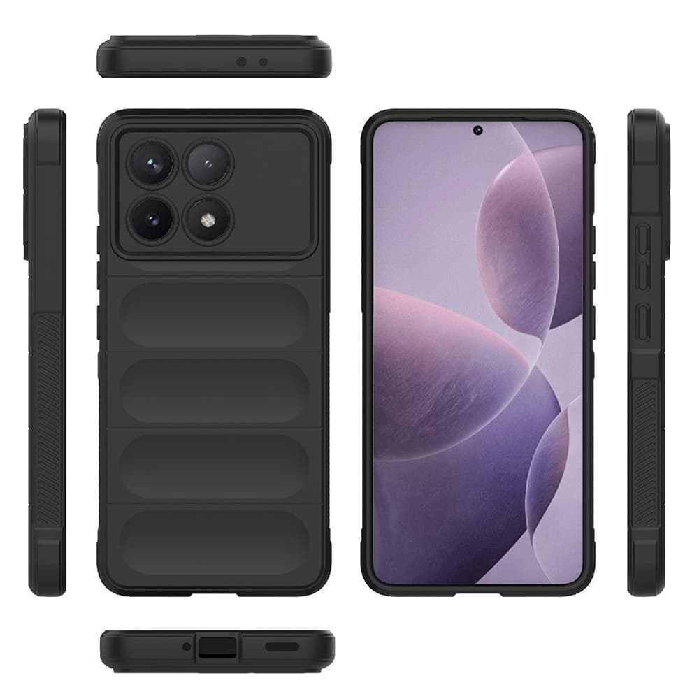 Techsuit Kouzelný štít Xiaomi Poco F6 Pro Fialový - náhled 5
