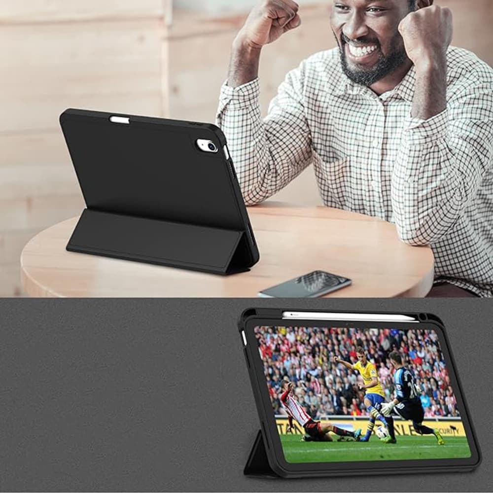 Techsuit Flex Trifold s držákem na tužku iPad 10 11 růžový - náhled 5
