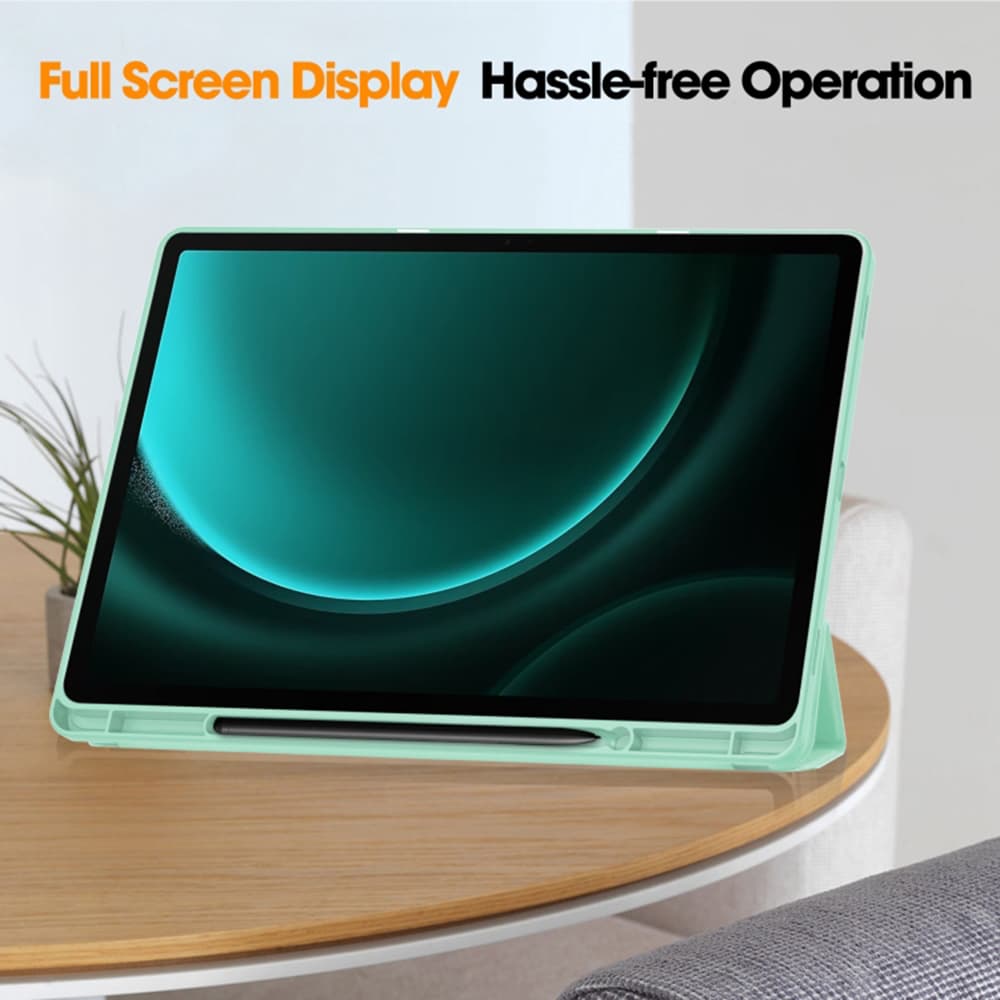Techsuit Flex Trifold držák tužky Samsung Tab S9 Plus Matcha zelená - náhled 5