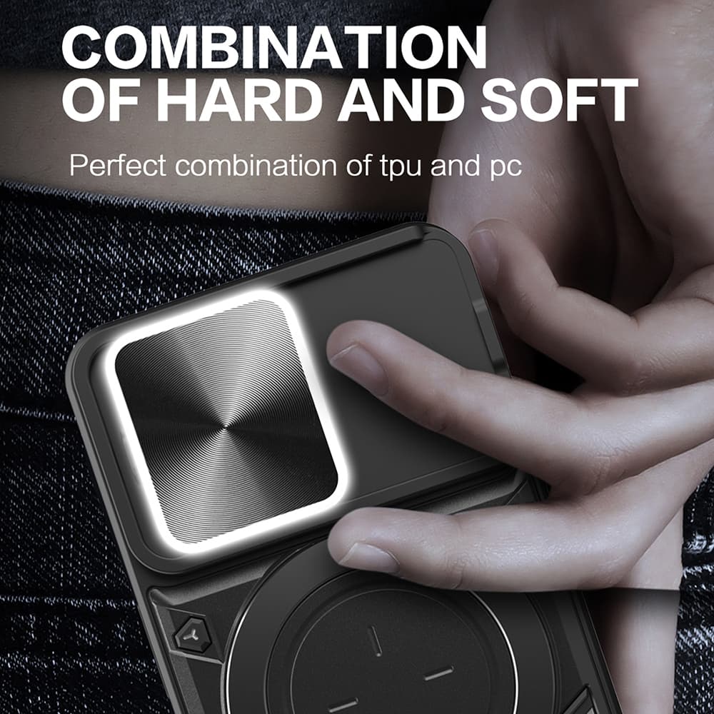Techsuit CamGuard Pro iPhone 14 Pro Černá - náhled 5