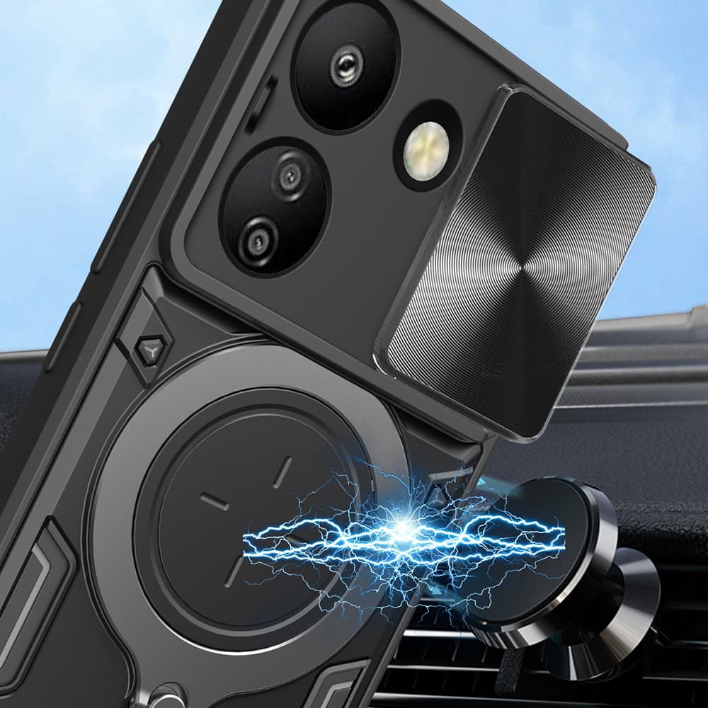 Techsuit CamGuard Pro Xiaomi Redmi 13C 4G Poco C65 Černá - náhled 5