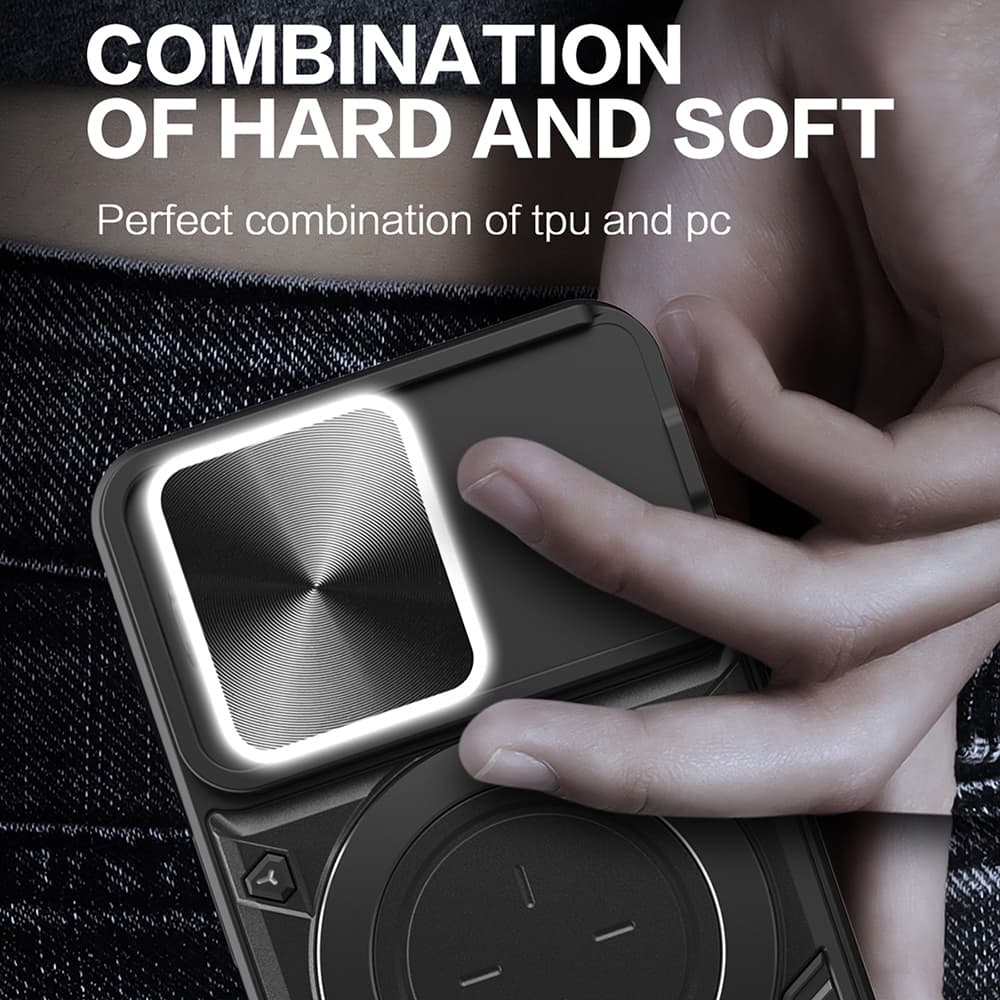 Techsuit CamGuard Pro iPhone 15 Pro Růžové zlato - náhled 5