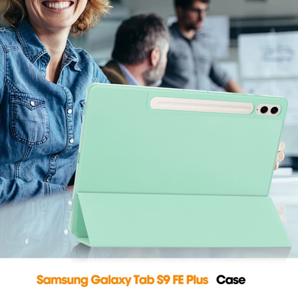 Techsuit Flex Trifold držák pera Tab S9 Ultra S10 Ultra Černá - náhled 5