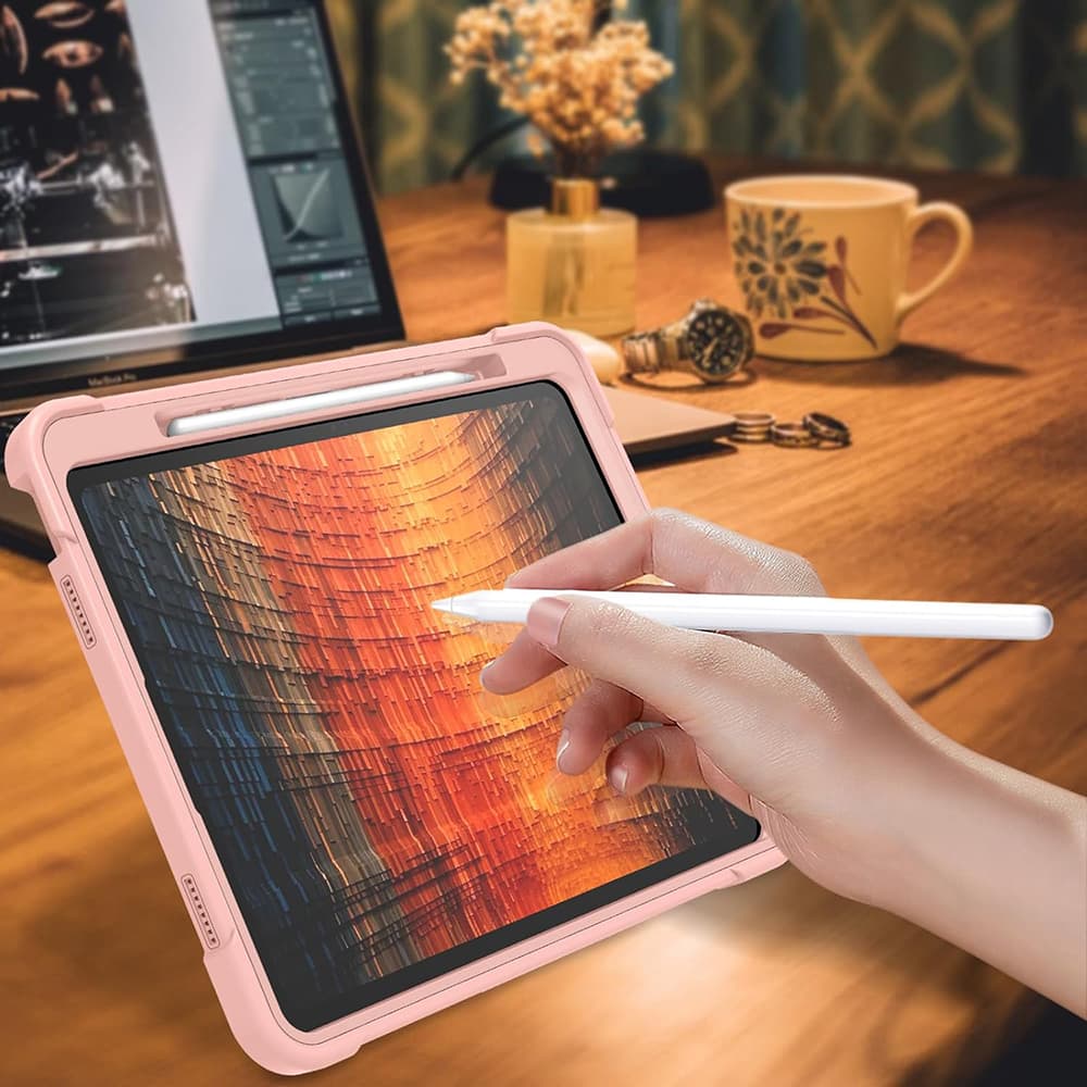 Techsuit Rugged TabShell sklo iPad Air 13 Rose Gold - náhled 5