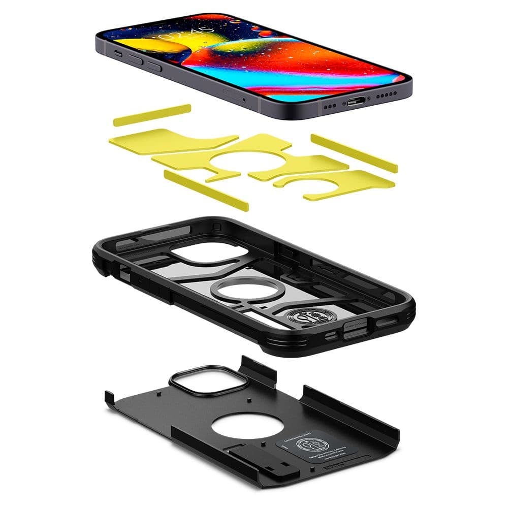 Spigen Odolné pouzdro iPhone 13 Černé - náhled 5