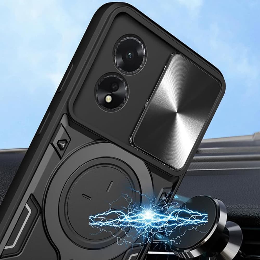 Techsuit CamGuard Pro Oppo A60 4G Červený - náhled 5