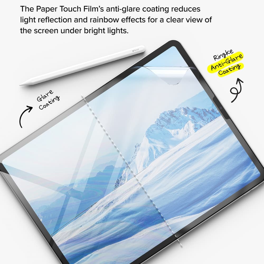 Ringke Paper Touch Film Tvrdá iPad Pro 11 2024 2025 Matná čirá - náhled 5