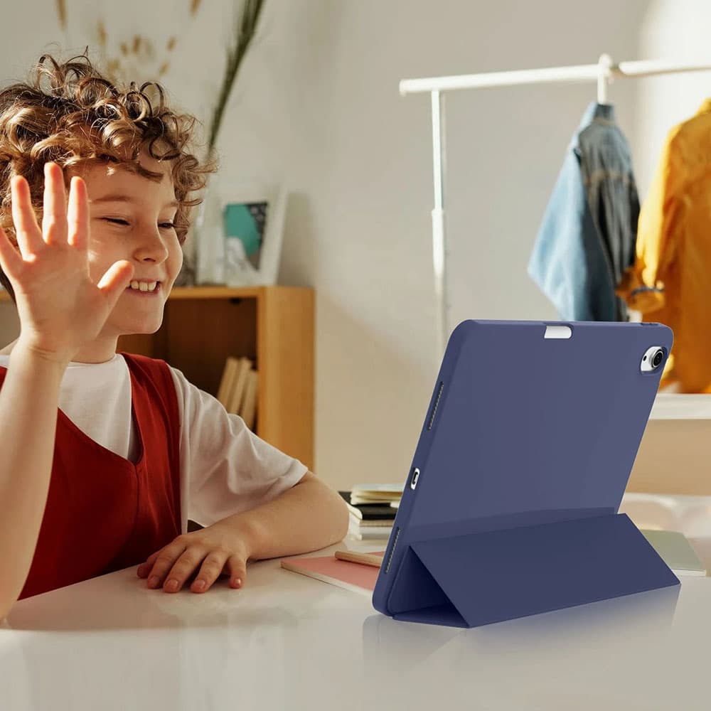 Techsuit Flex Trifold Pencil Holder iPad Air 11 2024 Purple - náhled 5