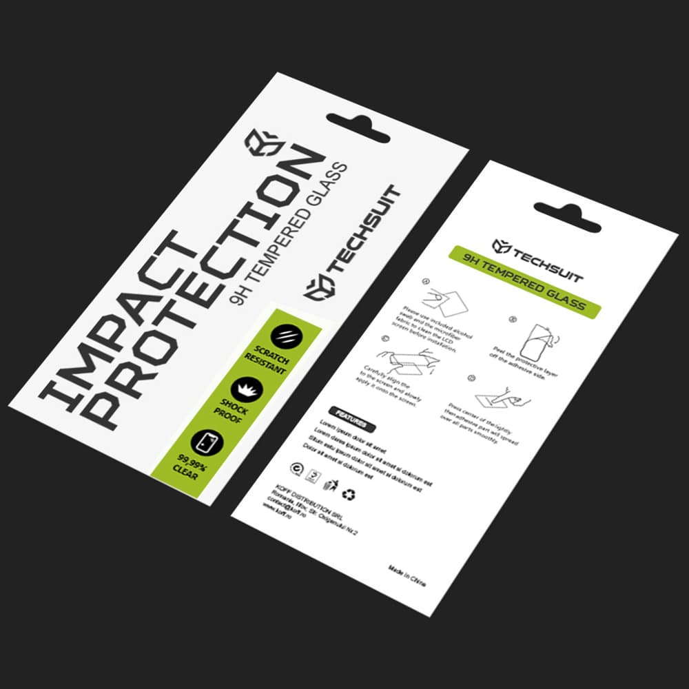 Techsuit 111D Celoplošné lepené sklo Oppo Reno4 Lite Black - náhled 5