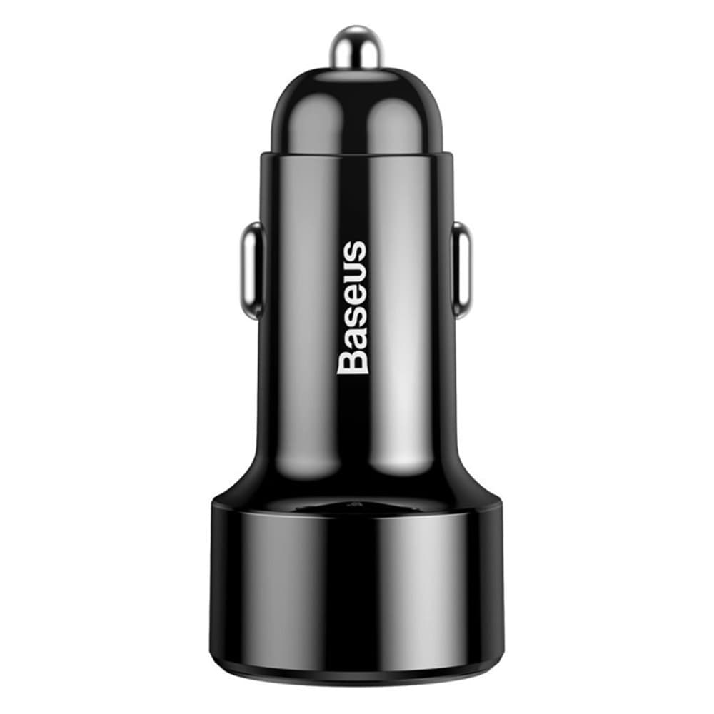 Baseus Autonabíječka Rychlé nabíjení 45W 2x USB Černá - náhled 5