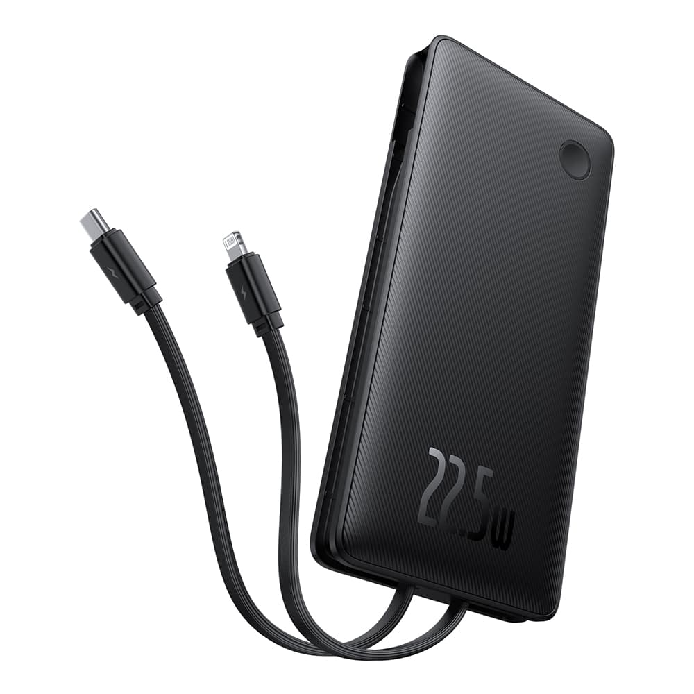 Baseus Power Bank Airpow Air Lite 10000mAh 22.5W Black - náhled 5