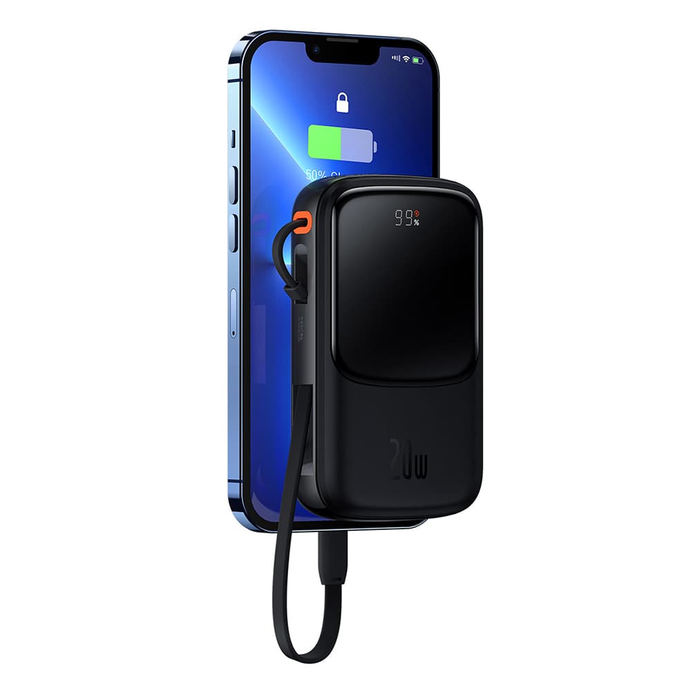 Baseus Powerbanka Qpow Pro PPQD020001 20W 10000mAh Černá - náhled 5
