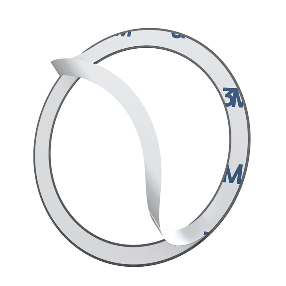 Baseus - (balení 2 ks) magnetický kroužek Metal Ring Series (PCCH000001) - univerzální kroužek na telefon pro Samsung, iPhone - černý - náhled 5