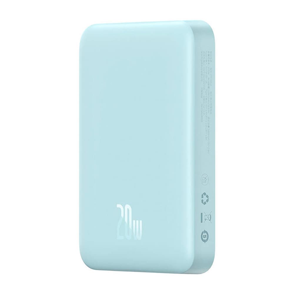 Baseus Power Bank Magnetic Mini 10000mAh 20W s kabelem USB-C modrá - náhled 5