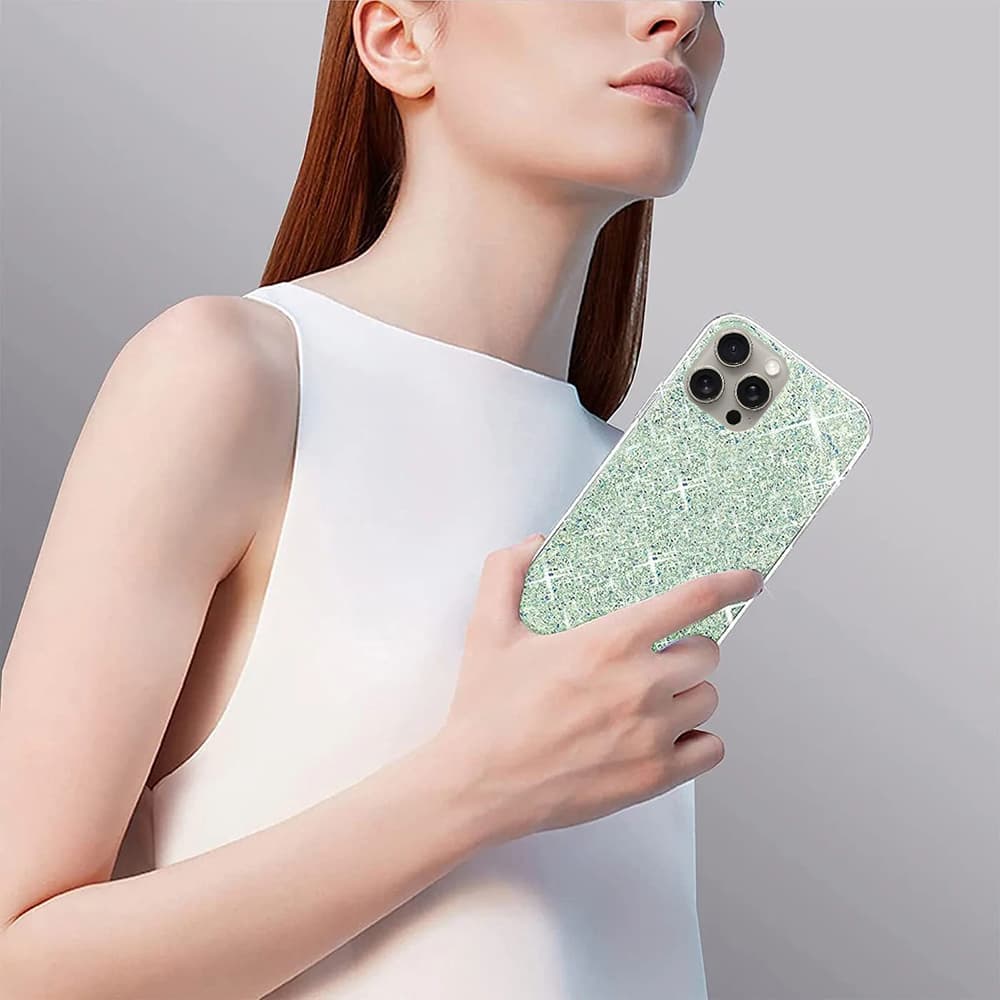 Techsuit Třpytivý Xiaomi Redmi Note 13 4G Modrý - náhled 5