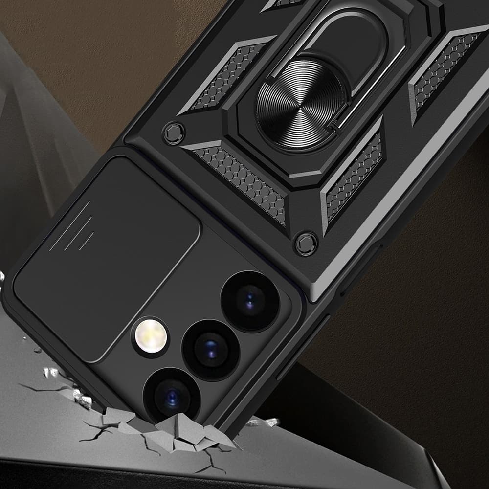Techsuit CamShield pouzdro Samsung Galaxy S24 FE modré - náhled 5