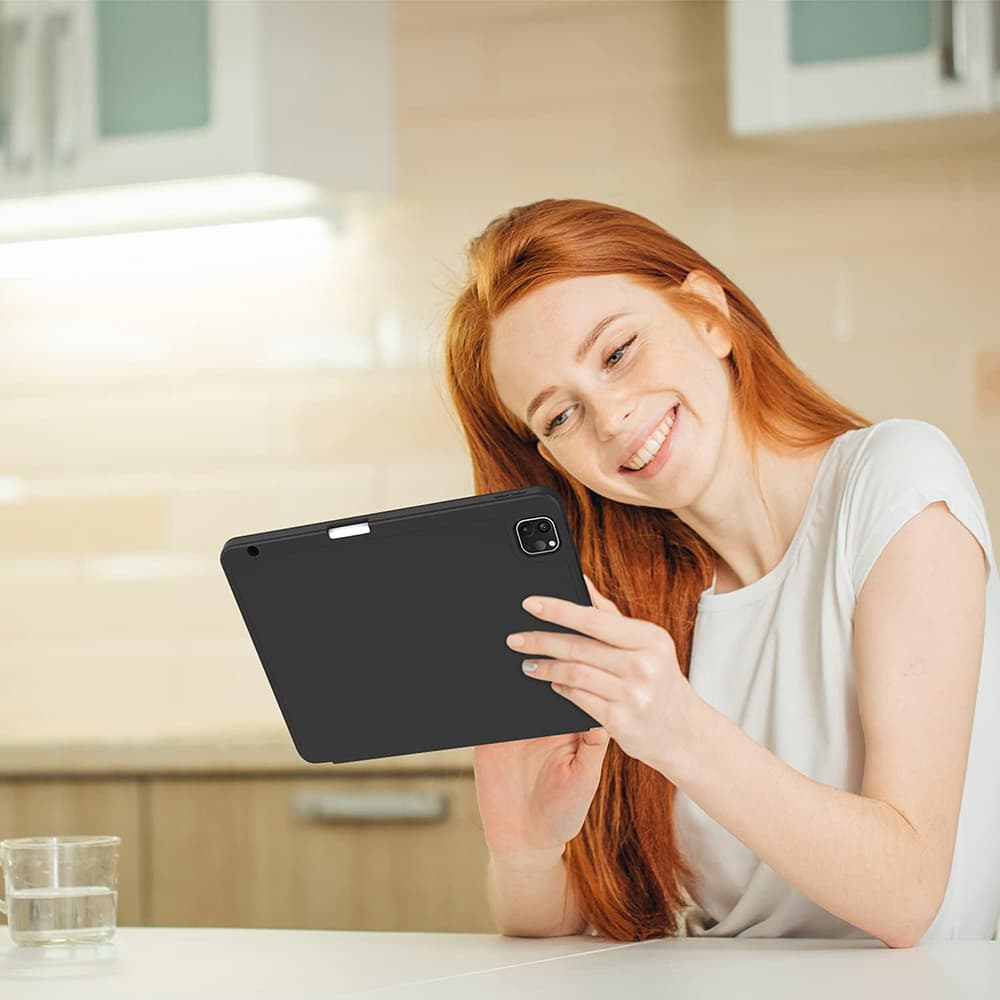 Techsuit Flex Trifold s držákem Pencil iPad Air 13 Černá - náhled 5