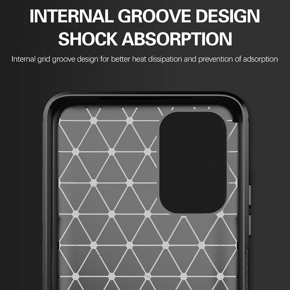 Techsuit Carbon Silicone Xiaomi Redmi Note 10 4G Note 10S Poco M5s černé - náhled 5
