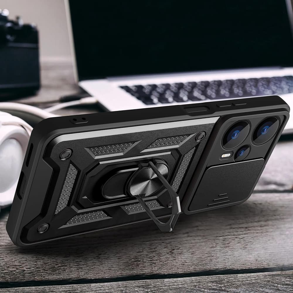 Techsuit CamShield Series Realme GT 6 GT 6T Black - náhled 5