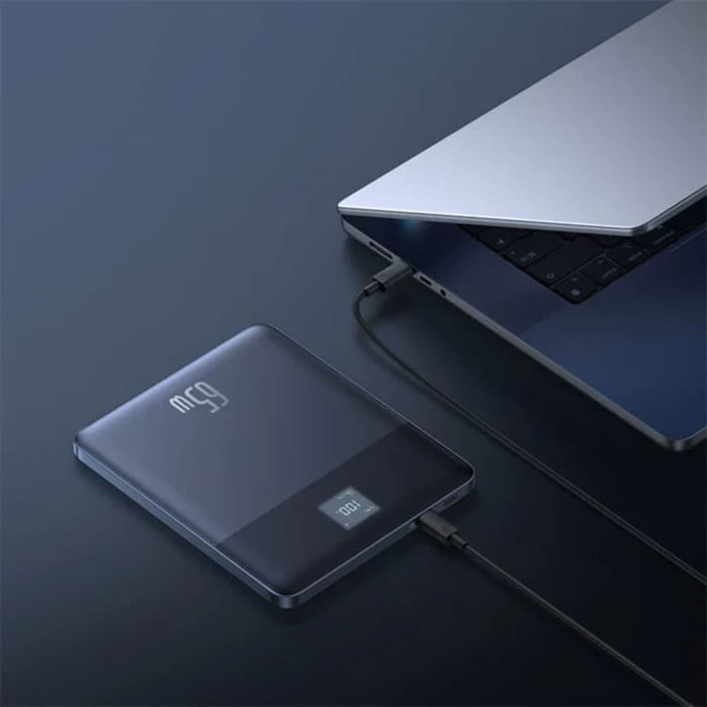 Baseus Power Bank Blade 65W 12000mAh Digitální displej Oranžová - náhled 5