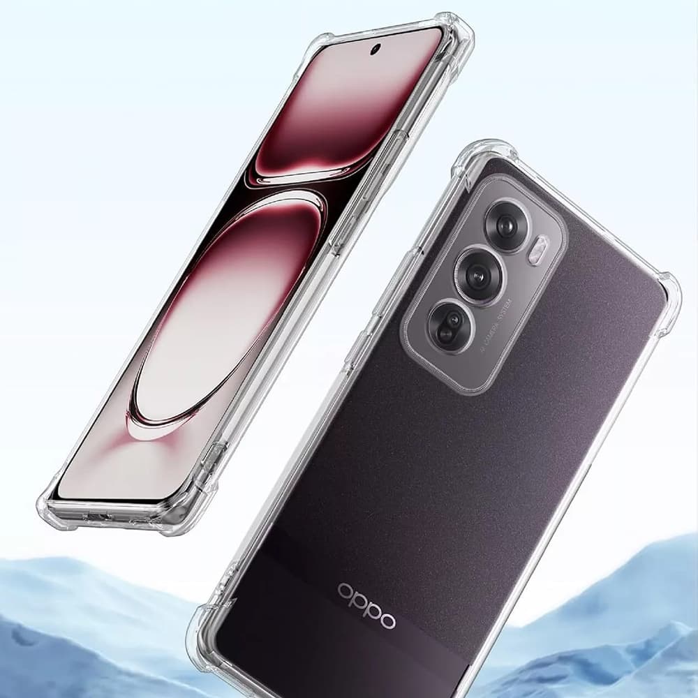Techsuit Nárazuvzdorný Průhledný silikon Oppo Reno12 Pro Clear - náhled 5