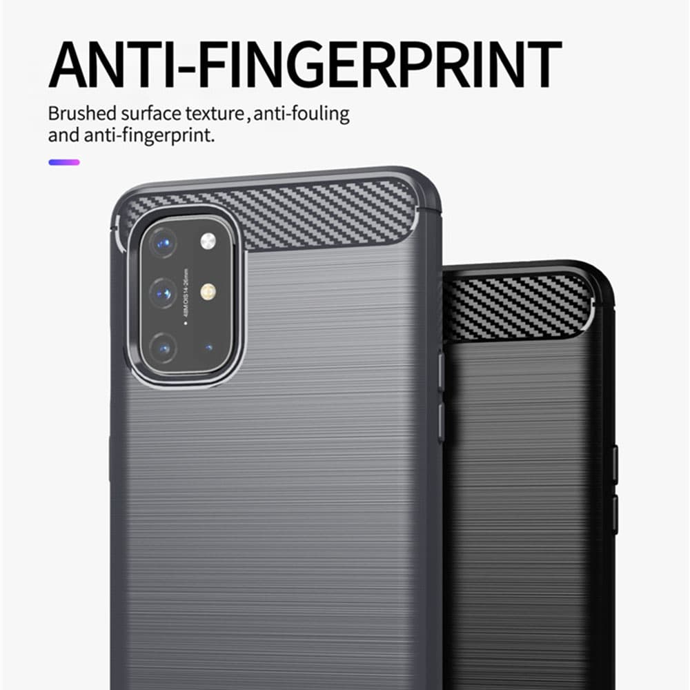 Techsuit Karbon Silikon OnePlus 9 Černý - náhled 5