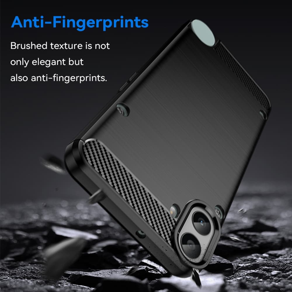 Telefon Nothing CMF Phone 1 černý silikonový obal Techsuit Carbon - náhled 5