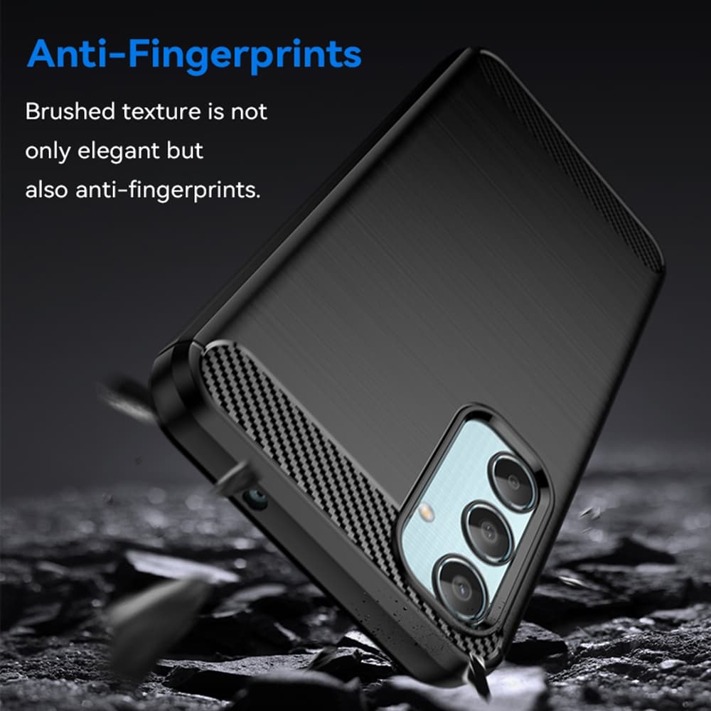 Techsuit Carbon Silicone pro Samsung Galaxy M35 černý - náhled 5