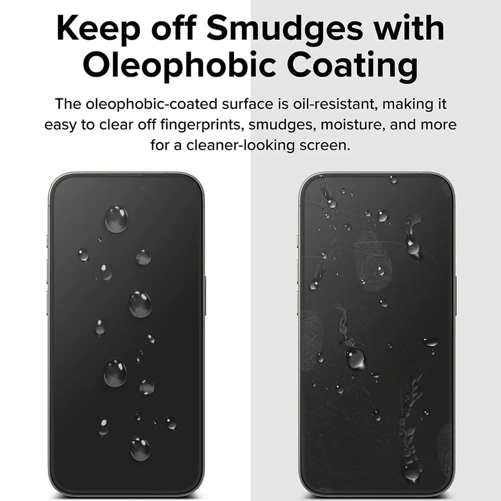 Ringke Easy Slide tvrzené sklo (2 kusy) iPhone 16 Pro Max černá - náhled 5