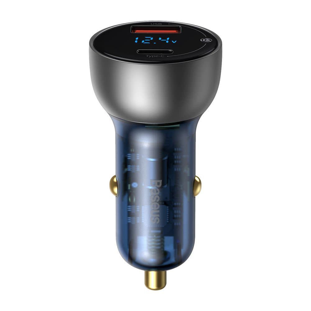 Baseus Nabíječka do auta CCKX-C0A s digitálním displejem PD65W QC4.0 - náhled 4