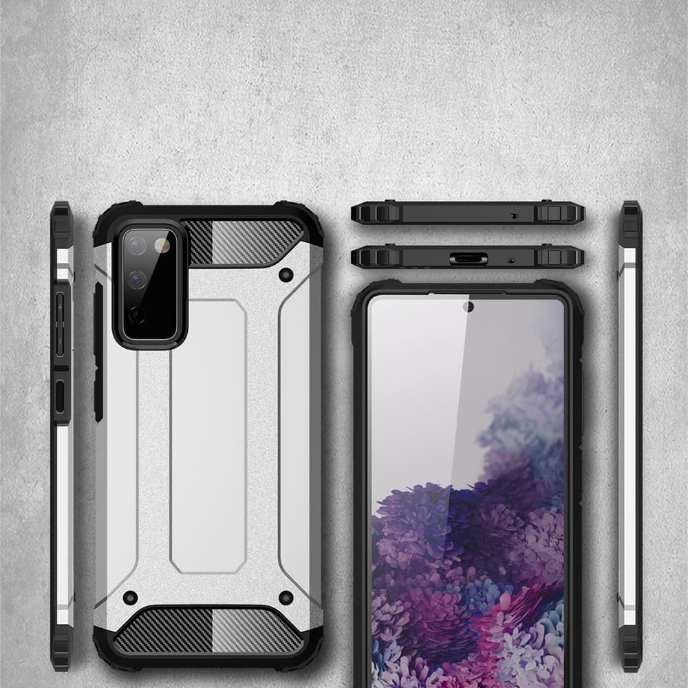Techsuit Hybridní kryt Samsung Galaxy S20 FE 4G S20 FE 5G Černá - náhled 5
