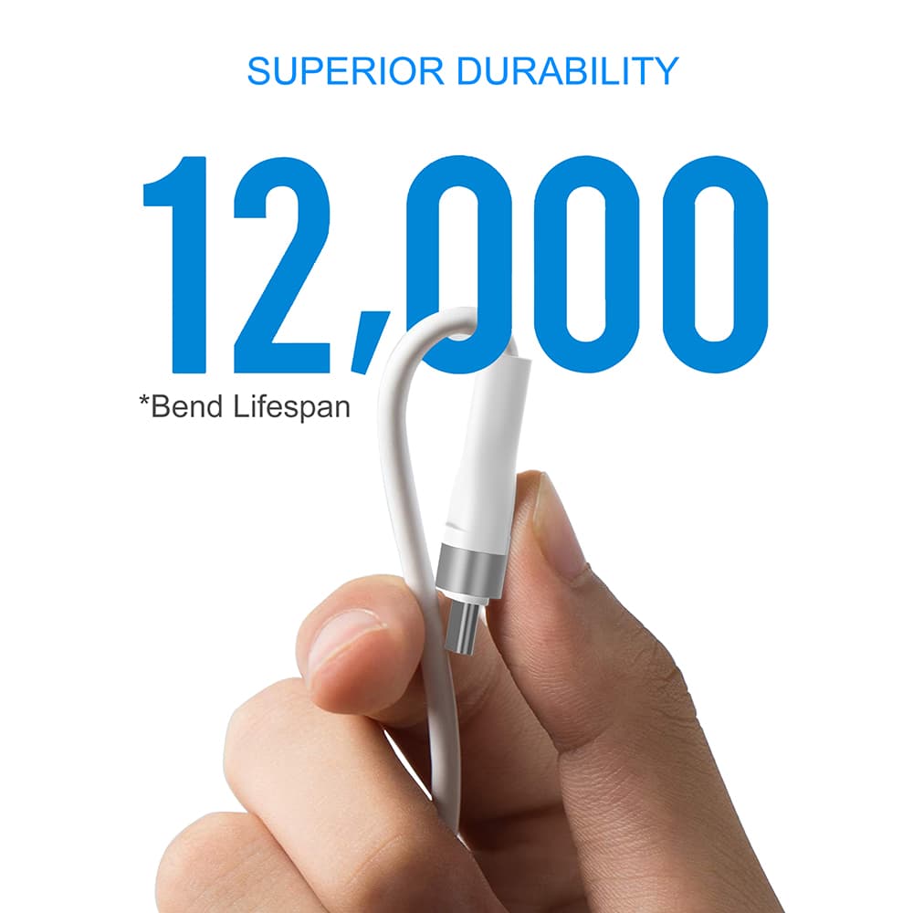 Lito Data Cable LD02C USB na Type-C Rychlé nabíjení 2.4A 1.2m Bílá - náhled 5