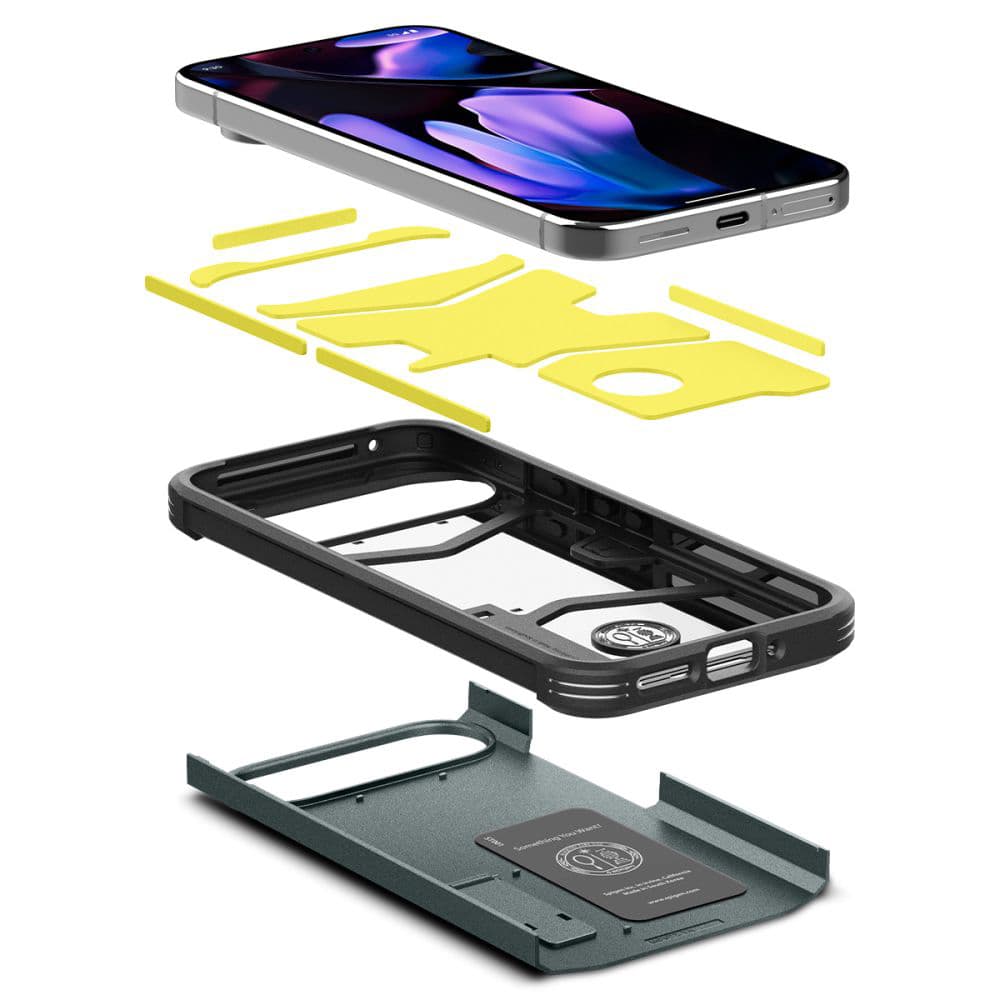 Spigen Tough Armor Google Pixel 9 Pro XL v zelené Abyss - náhled 5