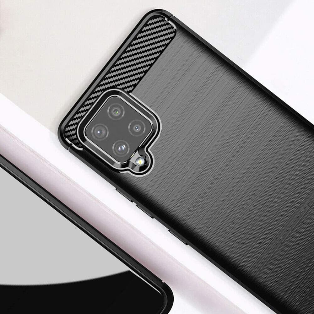 TechSuit Karbon Silikon Samsung Galaxy A42 5G Černý - náhled 5