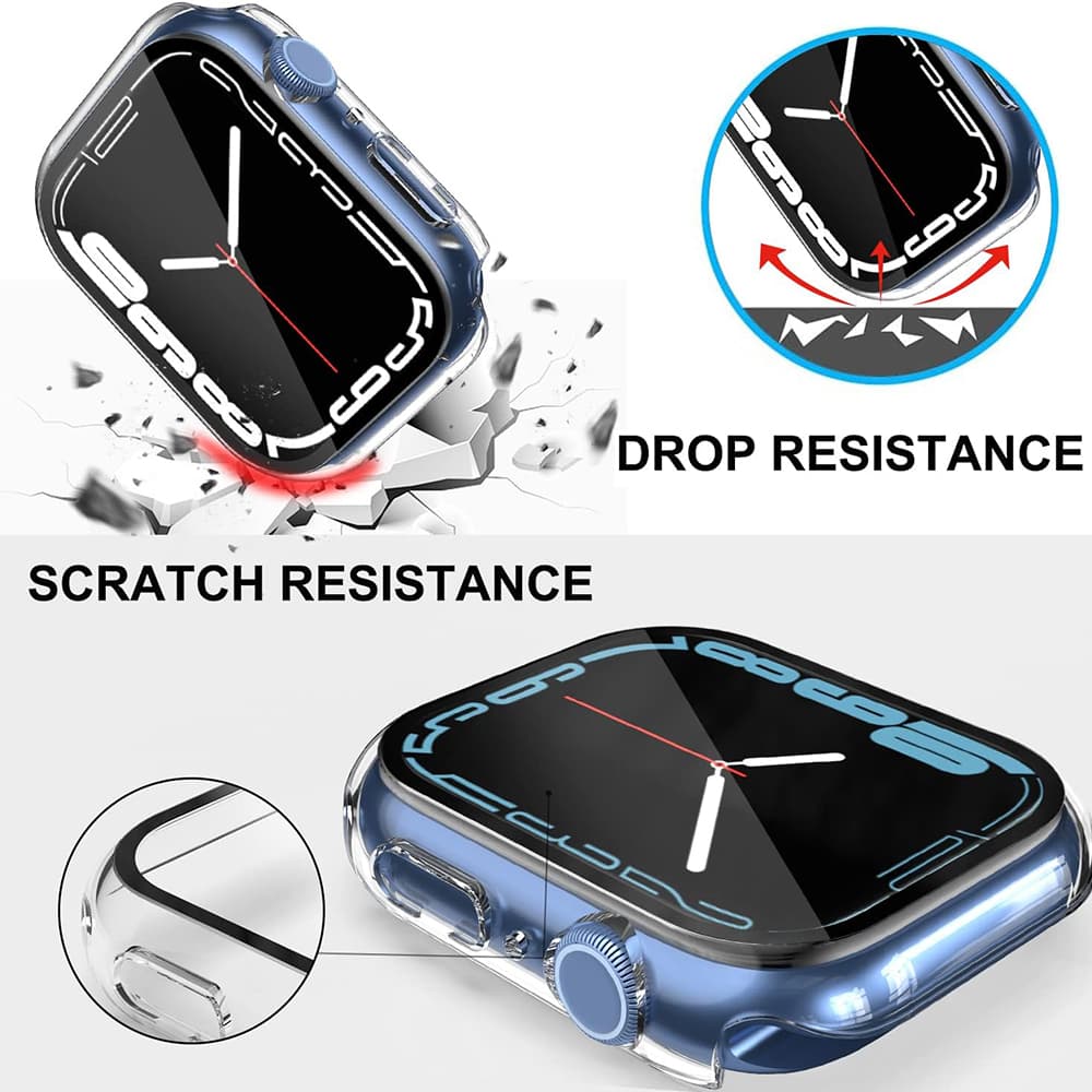 Techsuit Defense360 Pro pro Apple Watch 7 (41mm) průhledný obal - náhled 5